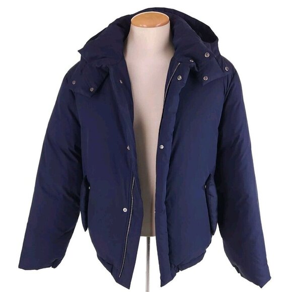 Kenzo Duvet Down Jacket Size L Mens Blue Defect NWT - Picture 4 of 16